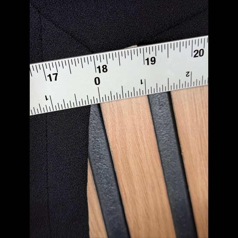 New Clifford & Willo Jacket 6 Petite Womens Black 100% Wool Double-Breasted CW - Picture 3 of 10